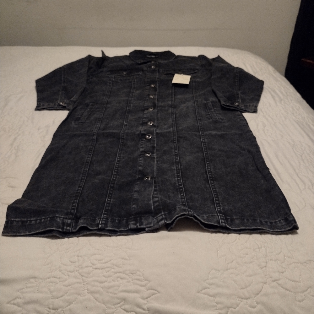 Long Oversized Jean Jacket - Picture 8 of 8